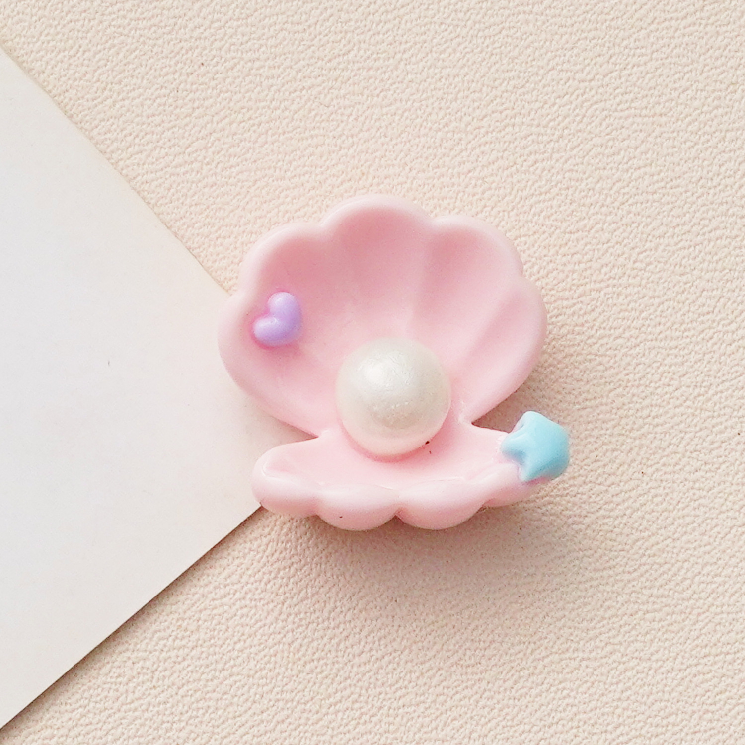 Perla Shell ~ lindo de dibujos animados crema pegamento teléfono Shell resina accesorios teléfono móvil cadena colgante DIY joyería hecha a mano image 11