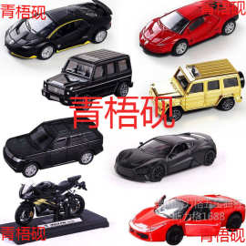 黑色合金汽车模型蛋糕装饰品摆件跑车G63越野车回力男神过生日