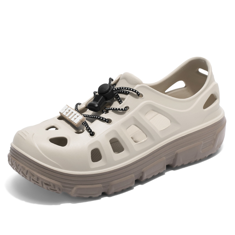 Zapatos con agujeros Sandalias deportivas con todo incluido de plataforma de verano para hombre