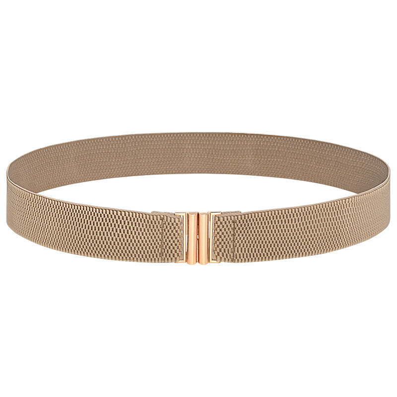 3cm gold buckle/khaki