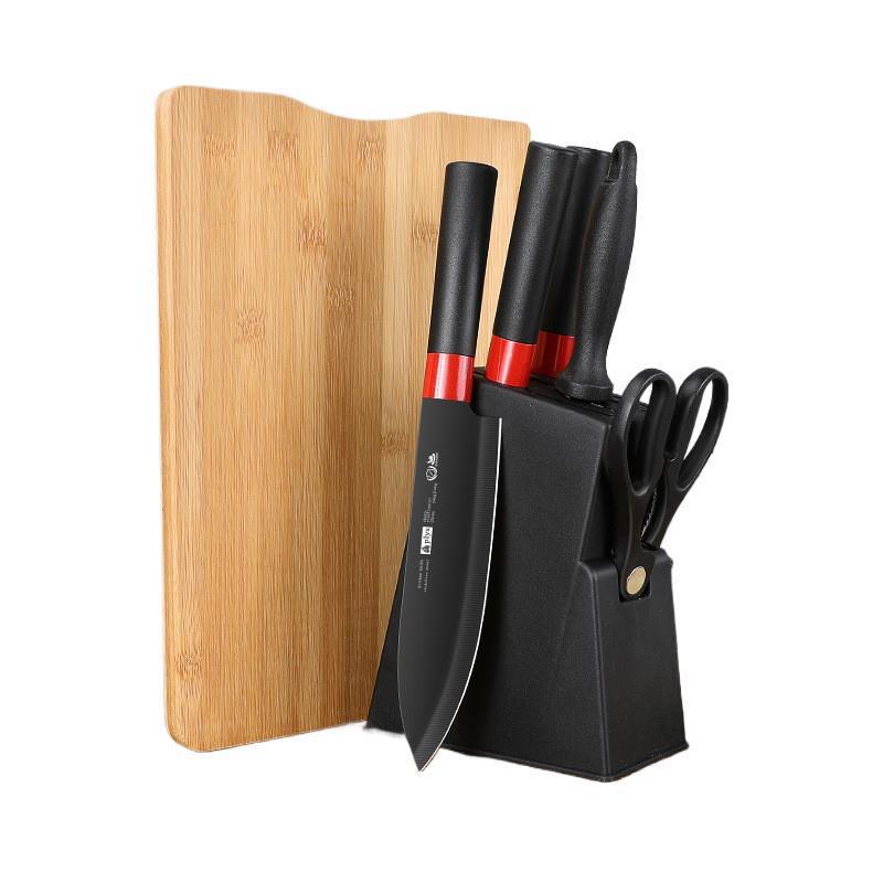Kit de cuchillos de cocina combinado cuchillo de cocina 2 en 1 cuchillo de cocinero de hueso de un moldeo por inyección de acero inoxidable