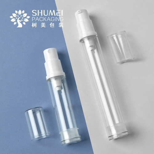 5ml 10ml 15ml vacuum bottle spray, press emulsion spray vacuum bottle, cosmetic packaging material sample