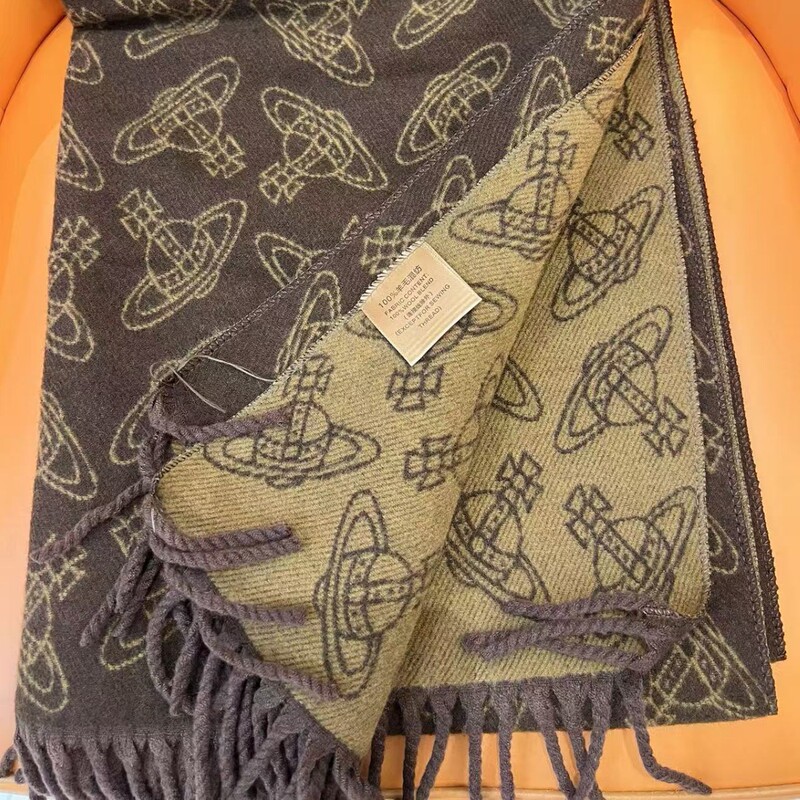 Saturn's New Wool Blend Double-Sided Empress Scarf for Women, Thick Korean Version for Winter, Warm Tassel Shawl Saturn's New Wool Blend Double-Sided Empress Scarf for Women, Thick Korean Version for Winter, Warm Tassel Shawl