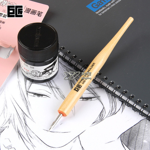 Master Little Cupid Dip Pen Calligraphy Comic Pen Tip Tool Set Log Drawing Pen Highlight Correction Liquid Ink