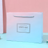 그라데이션 컬러 핸드백, 8006 특대 사이즈(28.5*11*22cm), 흰색 판지