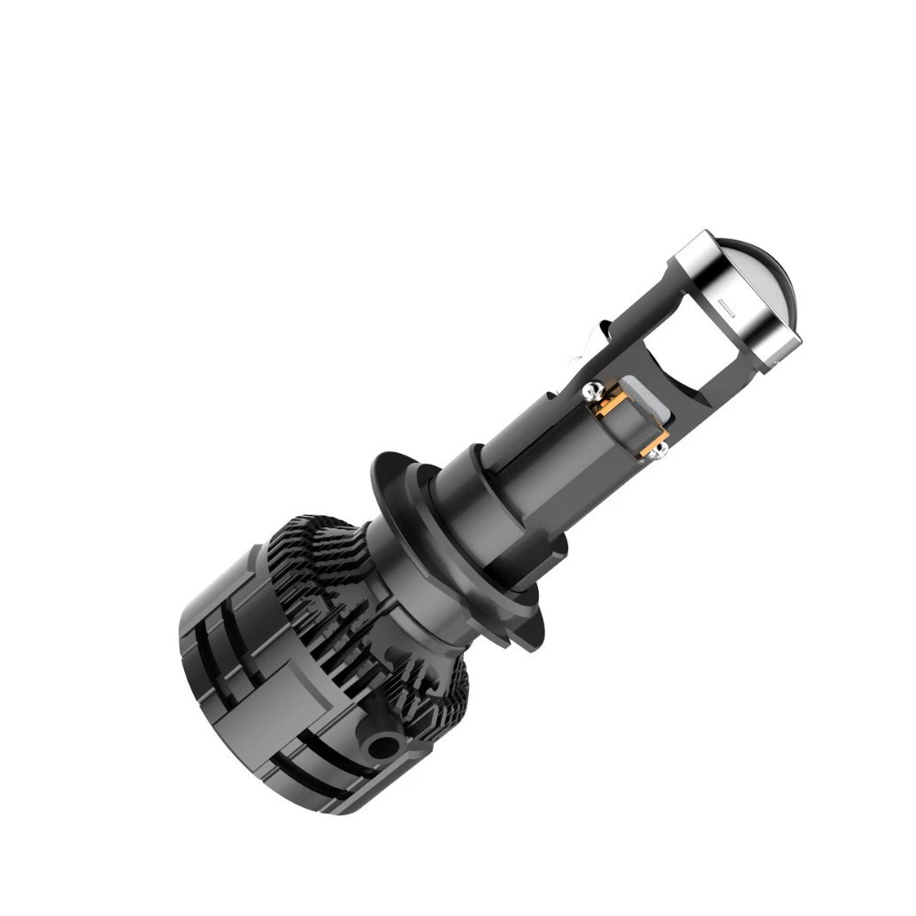 Новые светодиодные малые линзы 75Вт, яркий белый свет LED H7/H11/9005/9006/H4 модифицированная автомобильная фара