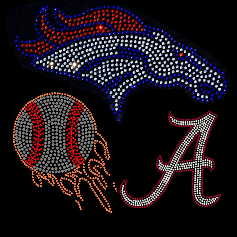 烫钻图案批发 老鹰烫图 T恤毛衣长短袖羊毛衫裤子装饰水钻diy