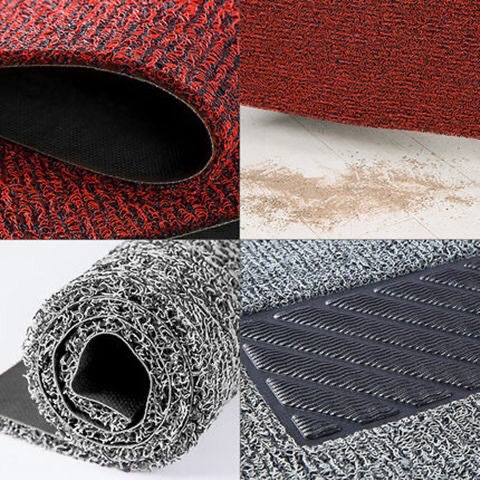Carpet loop foot mat, can be cut to size, easy to clean, single-piece car floor mat, waterproof, universal, flexible
