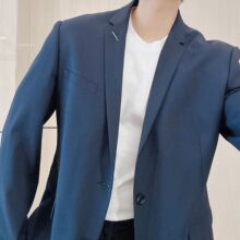 意大利d家羊毛时尚垂感舒适商务休闲西装外套通勤百搭西服微瑕疵