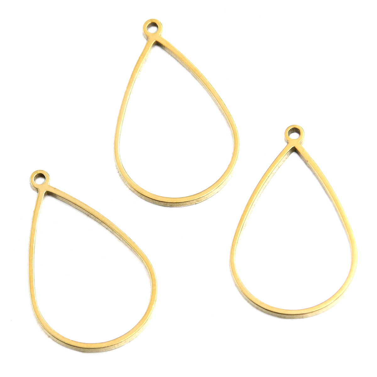Drop-shaped, golden, 12x, 27x, 1.2mm