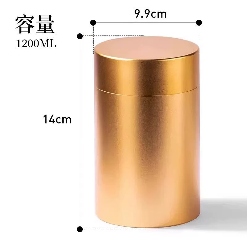Metal handheld tea for traveling, small box
