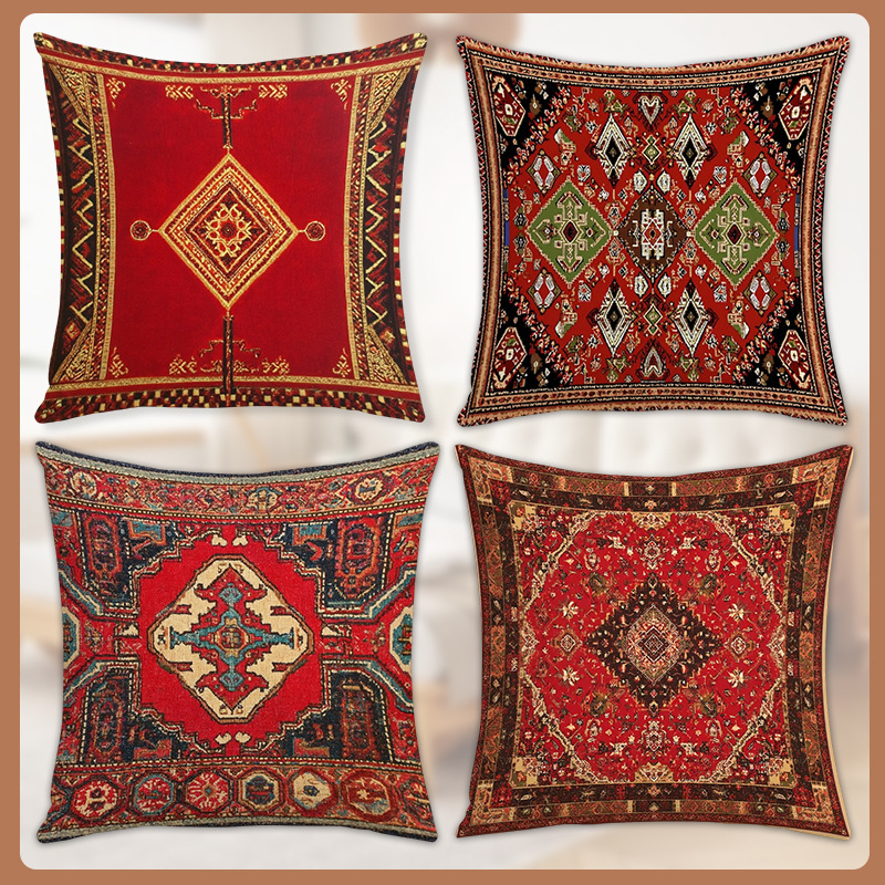 Retro Series Pillowcases, Passionate and Festive Atmosphere Decoration, Home Bedroom Sofa, Office Rest Cushion Retro Series Pillowcases, Passionate and Festive Atmosphere Decoration, Home Bedroom Sofa, Office Rest Cushion