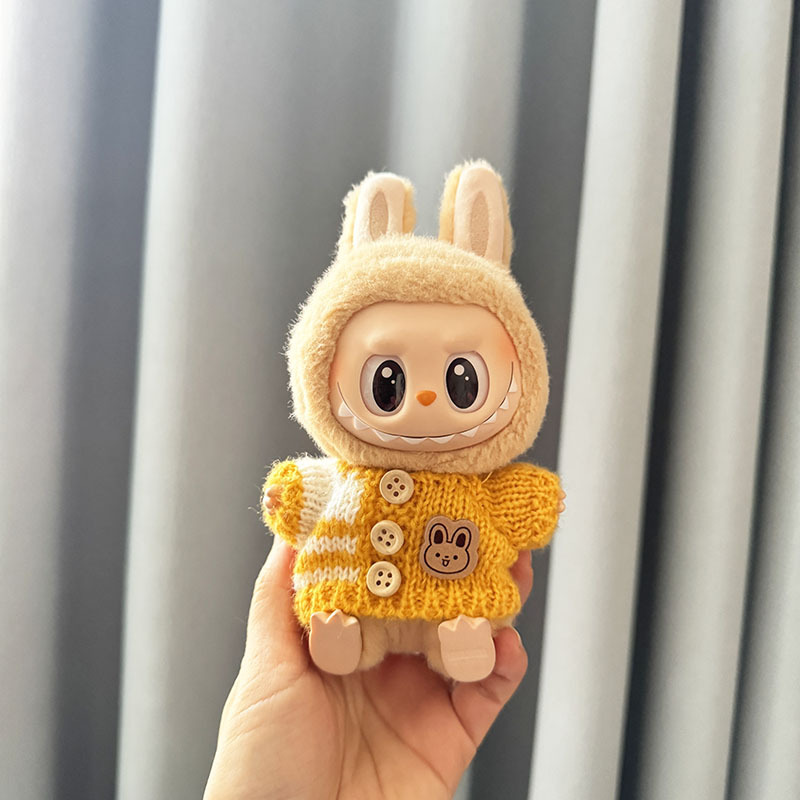 仅衣服] 一二代钥匙扣La布布衣服挂件拉布布坐坐派对熊标围巾帽子|undefined