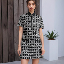 25年新款大牌轻奢高级感法式名媛小众设计感小香风连衣裙