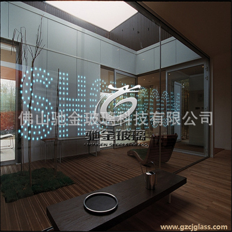 led发光玻璃 满天星七彩发光玻璃 橱窗Led静动态发光玻璃厂家直销