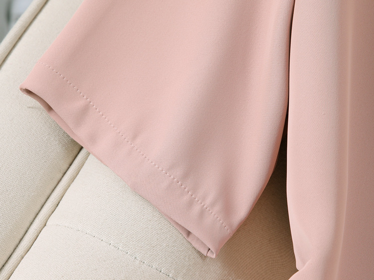 Women's Clothing Summer thin suit wide leg pants suit women's large size women's clothing fat MM 200 pounds loose short sleeved suit jacket_voghion.com