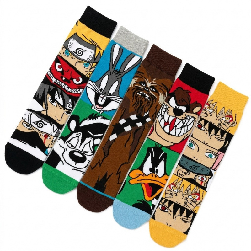 Women's Mid-Calf Anime Bugs Bunny Trendy Socks, Men's Socks, Naruto, Amazon, Ins, Foreign Trade, Men's Manufacturer Socks Women's Mid-Calf Anime Bugs Bunny Trendy Socks, Men's Socks, Naruto, Amazon, Ins, Foreign Trade, Men's Manufacturer Socks