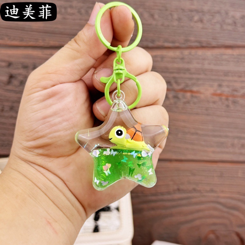 Tortuga verde océano de cinco estrellas con hebilla de color