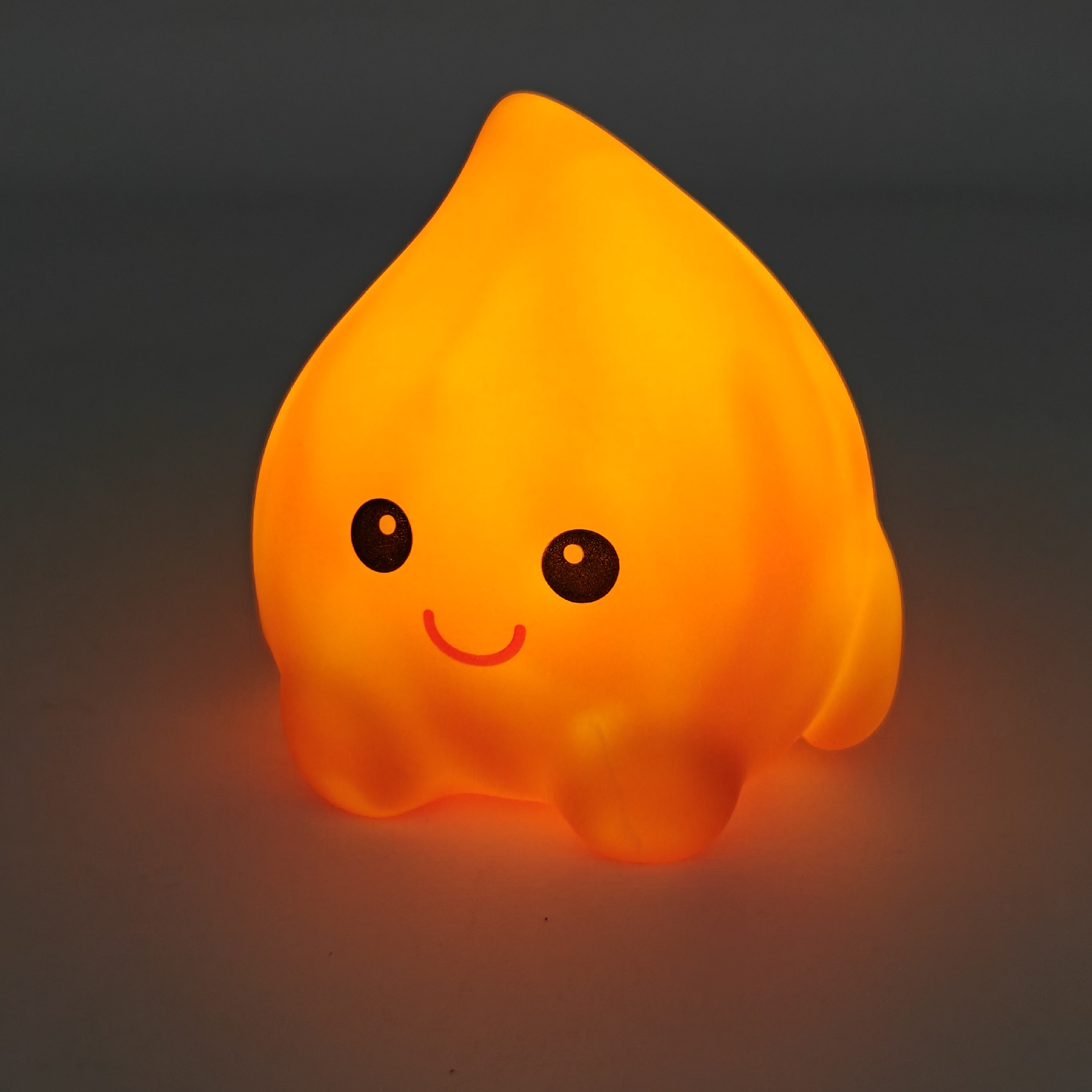 Año nuevo auspicioso conejo de vinilo LED Luz De noche no enchufable dormitorio de los niños decoración creativa conejo luz de la noche