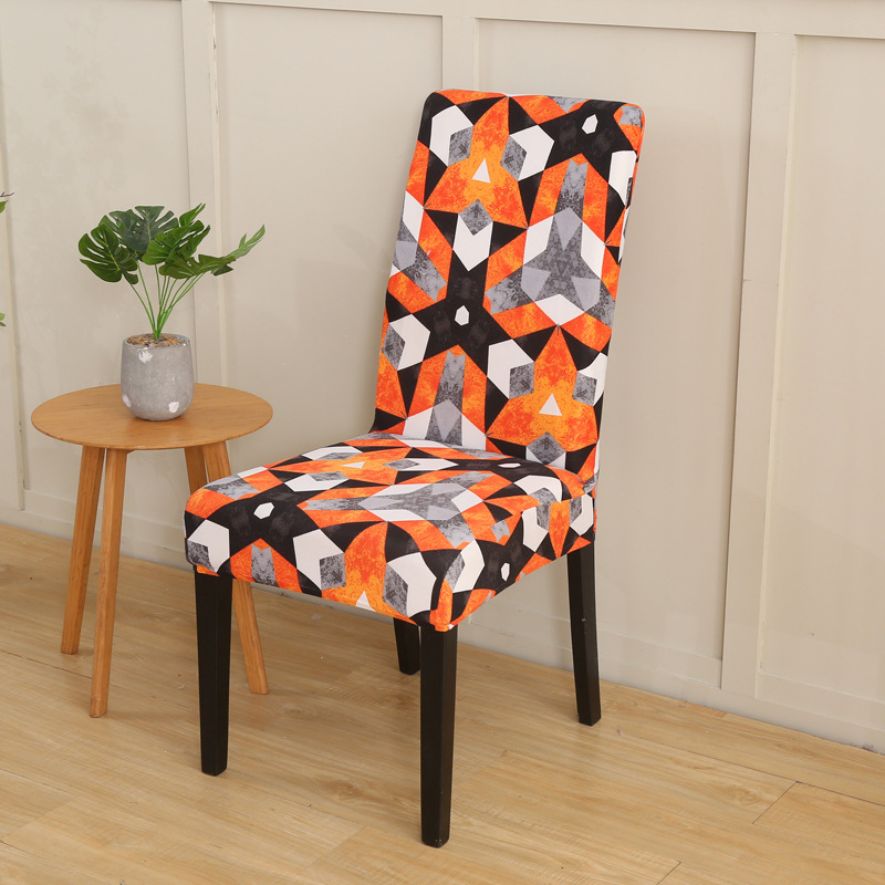 Funda elástica para silla de Navidad, funda para silla de oficina de una pieza, funda simple para silla de comedor, funda para silla de hotel