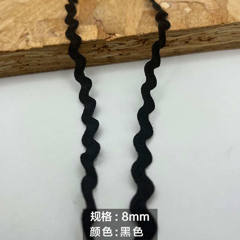 0,8 cm * negro * 25m/rollo