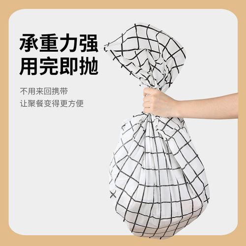 Outdoor disposable tablecloth wholesale picnic mat pad tablecloth waterproof camping campground tablecloth factory direct sale