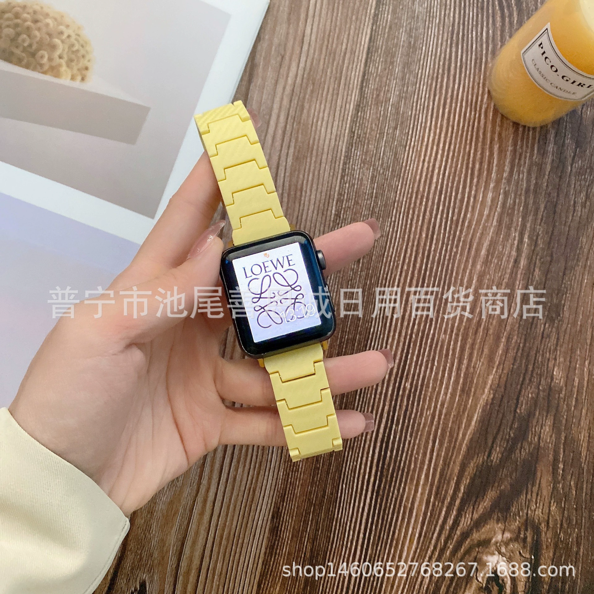 Подходящие Apple Watch, Apple Tibetan 8-го поколения 765 углеродное волокно, Strai Samsung Huawei 20/22 мм