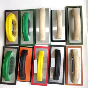 European North American South American EVA Rubber Foam Trowel Birch Wooden Handle Plastic Handle Construction Tool Foam Trowel