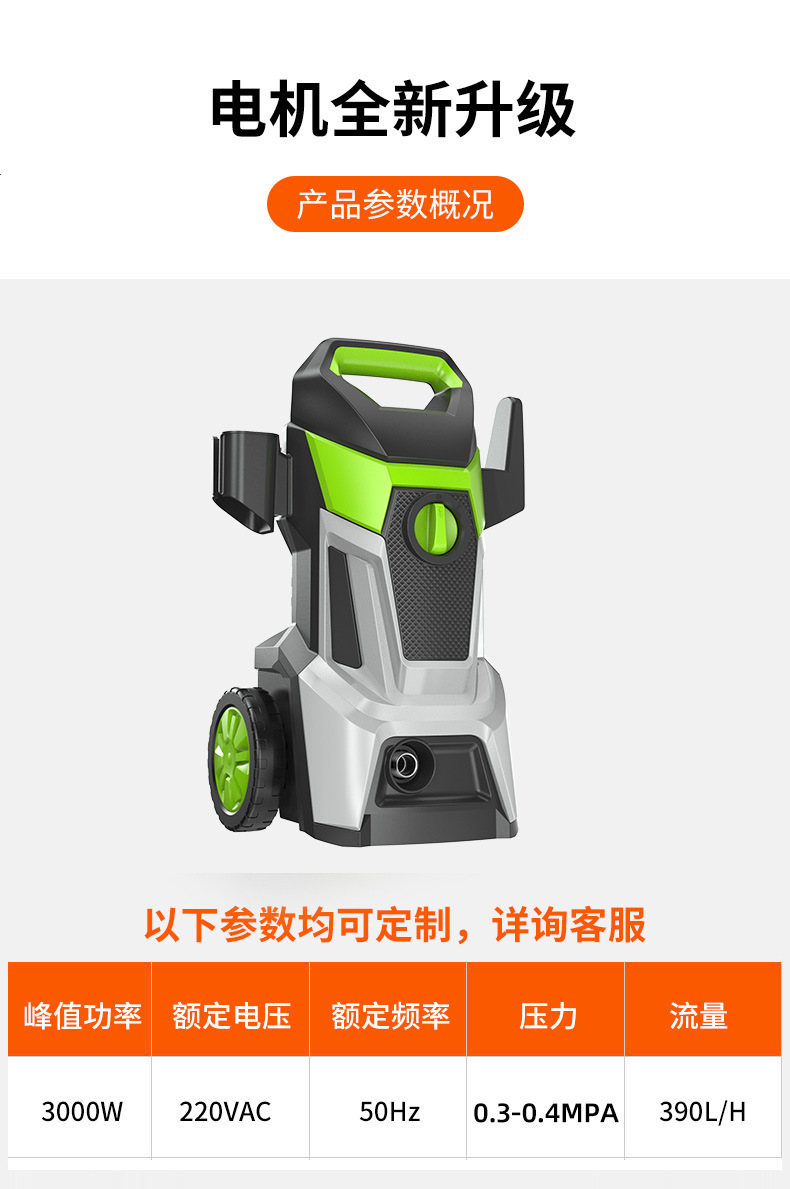 High Pressure Car Washer Portable Automatic Cleaning Machine