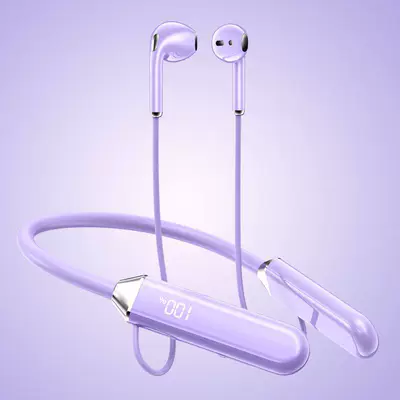 Motorcycle Helmet Headset, 2025 new model Bluetooth earphones - purple-upgraded-versionbluetooth-50-800-hours-of-standby100-yuan-sound-effects-standard