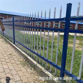 锌钢围墙护栏铁艺栏杆学校小区铁艺围墙栅栏工厂外墙锌钢护栏