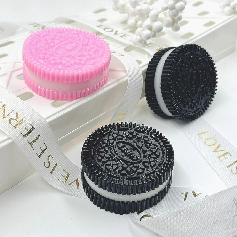 Xiaohongshu mismo estilo Oreo galleta pellizcando música simulación comida jugar pastel sándwich pellizcar juguete de ventilación de descompresión súper suave