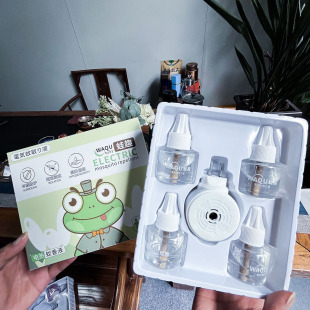 蛙趣電熱蚊香液電蚊香液器插電式家用驅蚊器滅蚊液電蚊片驅蚊可用