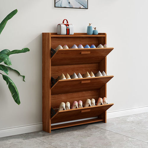 G3YN Shoe Cabinet, Thin Flip-Over Shoe Rack 17cm Width, Narrow Entrance Hall Economical Home Use White Large Capacity Doorway