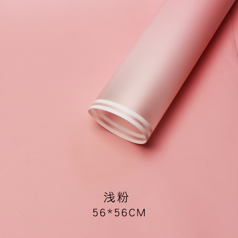 Comercio exterior explosivo embalaje de flores de dos colores borde gradiente Milán doble línea de papel de flores regalos floral tienda