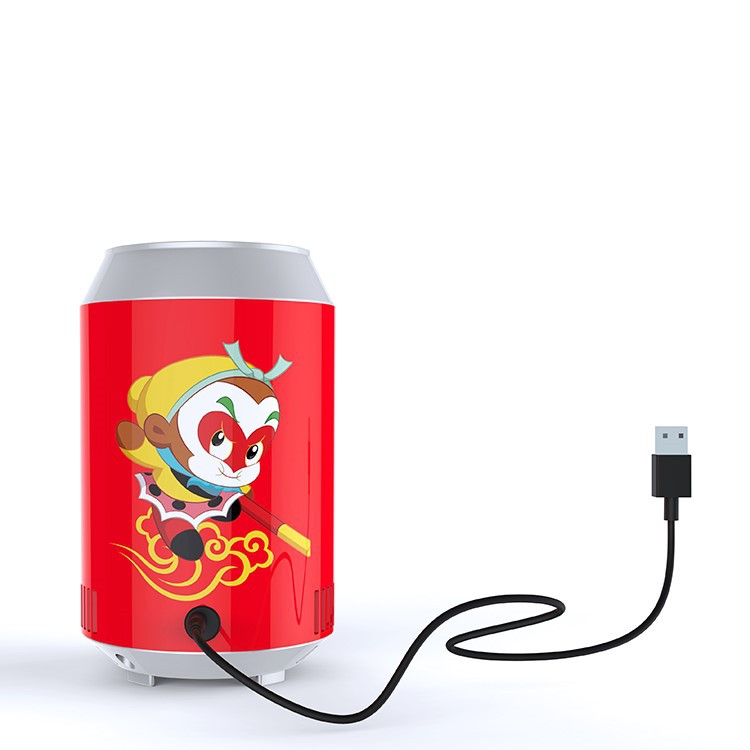 Nuevo 0.5L Coca-cola puede Mini refrigerador hogar USB refrigerador del coche de baja potencia estudiante dormitorio pequeño refrigerador