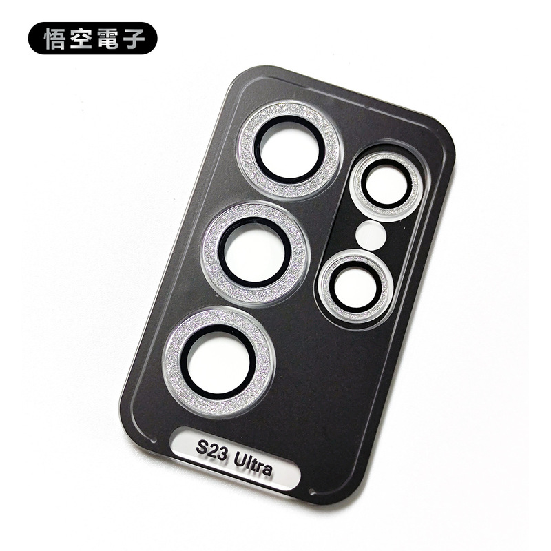 For Samsung s25 ultra s24 flash diamond lens tempered glass protective film camera lens film diamond s23