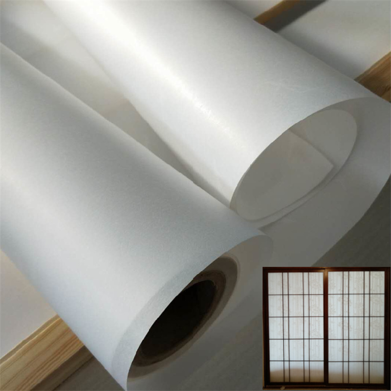 Japanese style tatami door paper lattice door mask paper lampshade window camphor paper partition door tear unbroken chapter paper