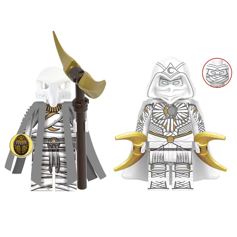 Марвел Супергерой Американский сериал Moonlight Knight XH1895 Конструктор минифигура: полумесяц стрелка Конд Су игрушка