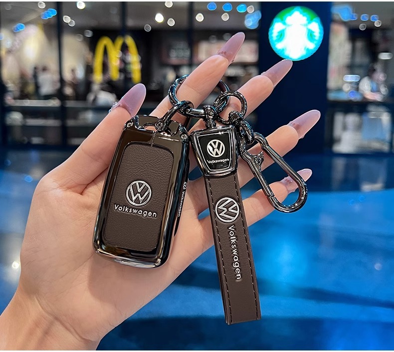Suitable for Volkswagen Key Cover Old Model Sagitar Lavida Bora Tiguan Polo Santana Passat Car Metal Bag