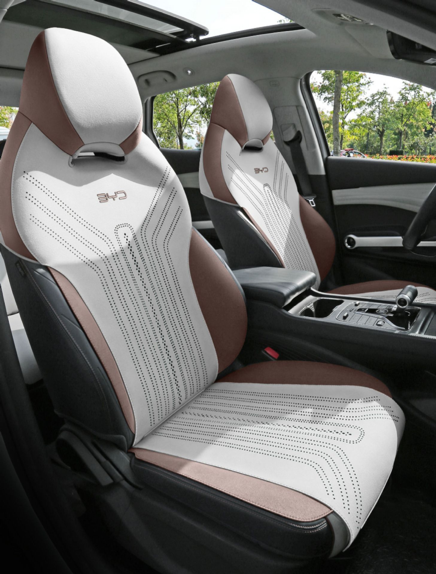 Suitable for Byd Yuan Plus Champion Edition Car Seat Cushion, Universal Car Seat Cover for All Seasons, Ventilated and Breathable Seat Cover