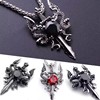 Design necklace suitable for men and women for beloved, European style, wish, suitable for import, with gem