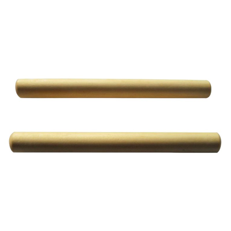 Fabricantes de suministro de palo de percusión Orff instrumento de registro de sonido palo de música para niños enseñanza palo de ritmo 1 par