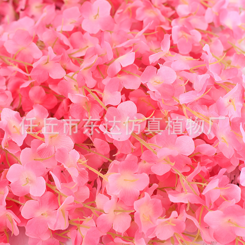 Enredadera artificial de glicinia, enredadera de flores falsas para decoración de techos, enredadera de decoración para bodas en interiores, enredadera de flores de plástico, planta trepadora.