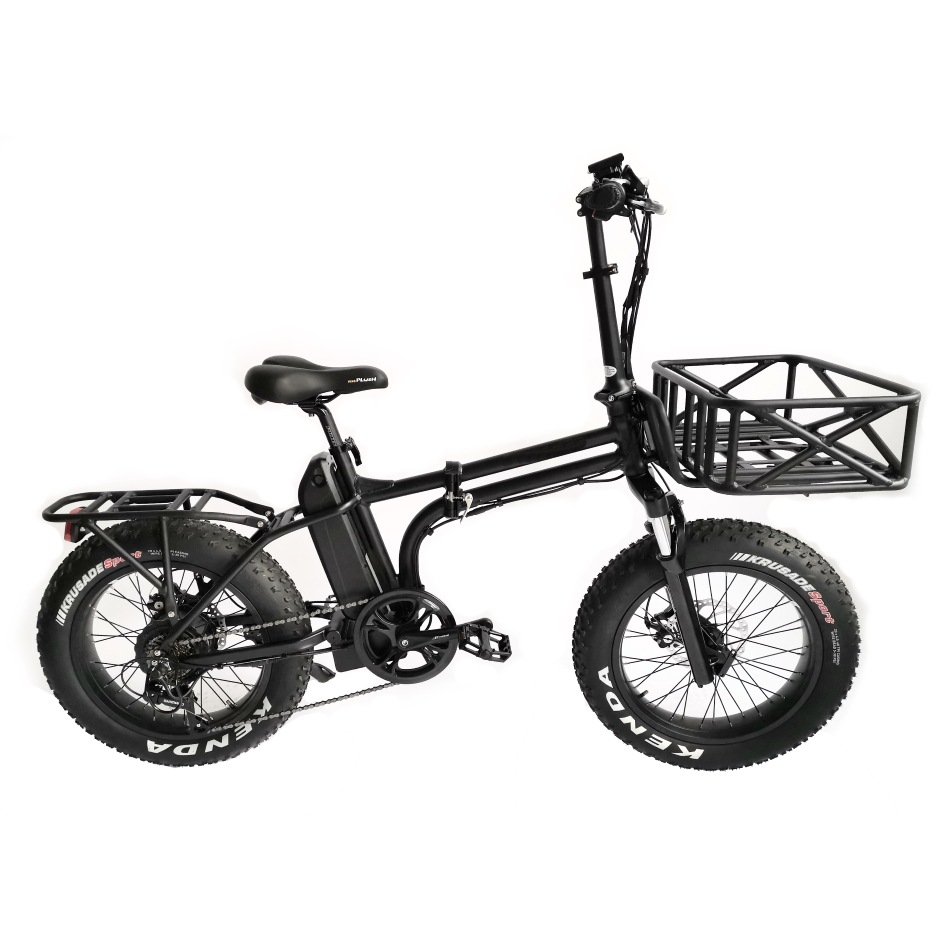 Cross-Border European and American Folding Electric-Assisted Bicycles with Long Battery Life, Fat-Tire Scooters, Adult Cargo Electric Bicycles