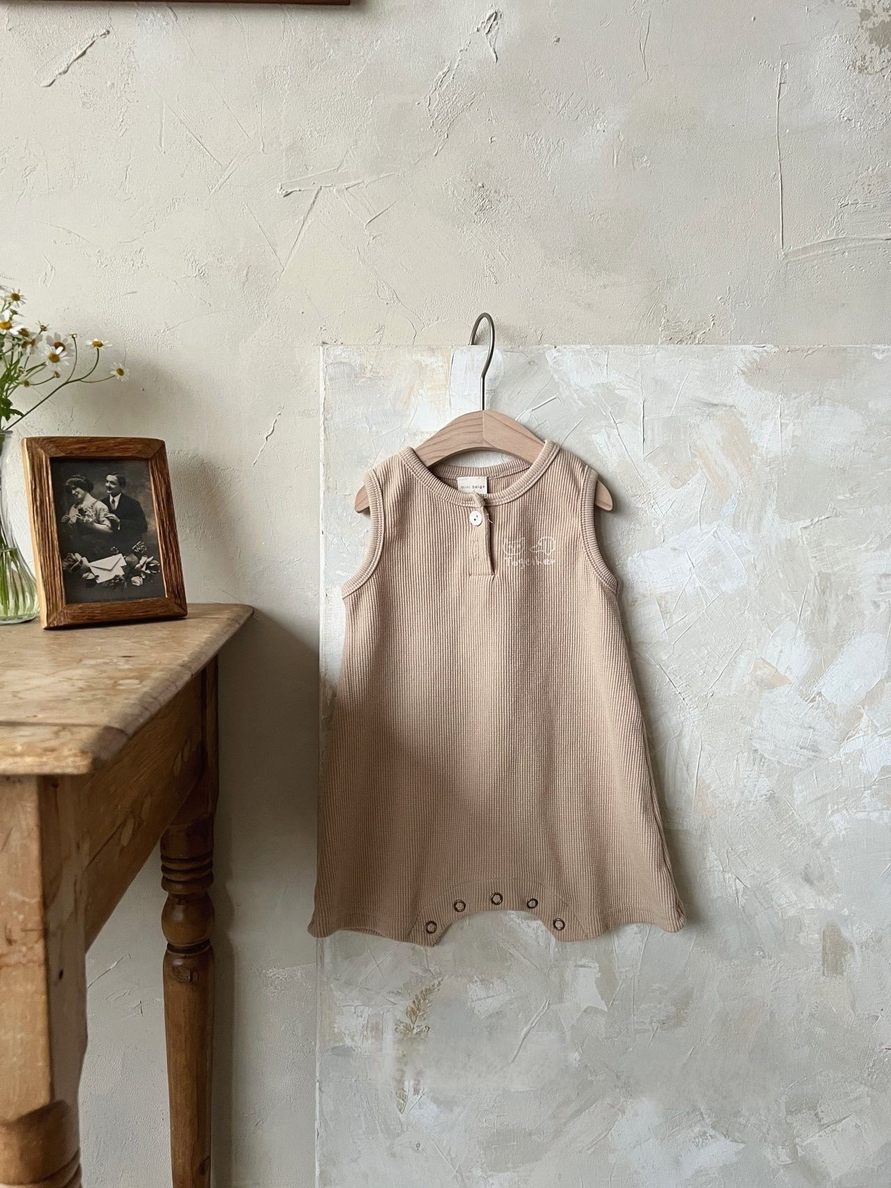 Estilo coreano verano niños y niñas bebé sin mangas chaleco fino algodón mono mameluco ins recién nacido casual corto mameluco