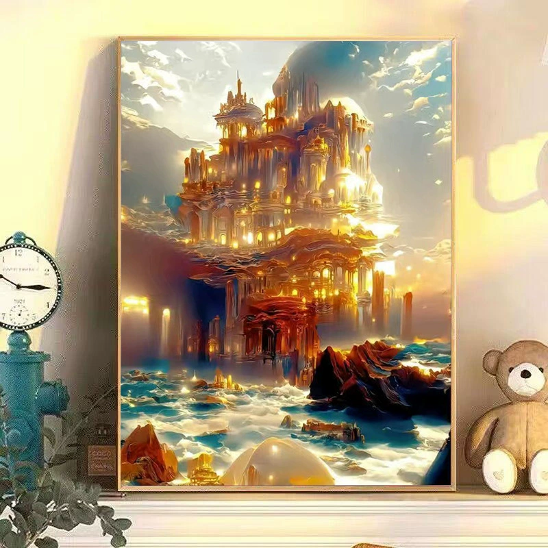 Цифровая краска для акрила в виде мультфильма, DIY, оптом
