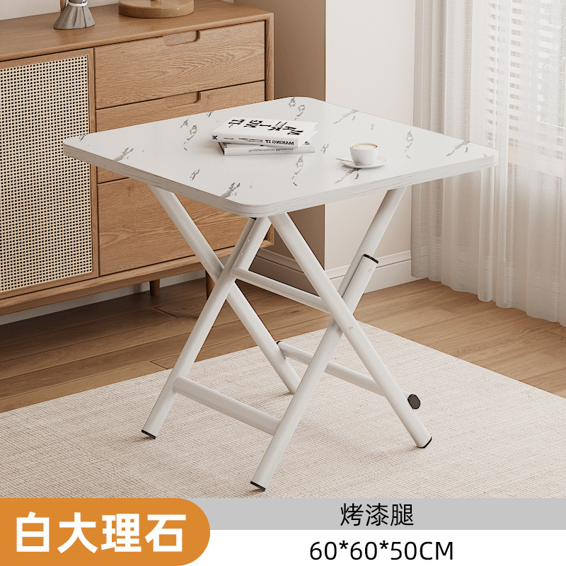 折りたたみ式食卓ポータブル屋外露店テーブル小戸型レンタルハウス簡易家庭用食事小さな円卓|undefined