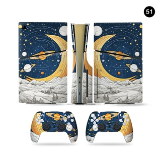 PS5slim贴纸PS5游戏机PS5S光驱版贴纸P5SLIM全包主机贴纸