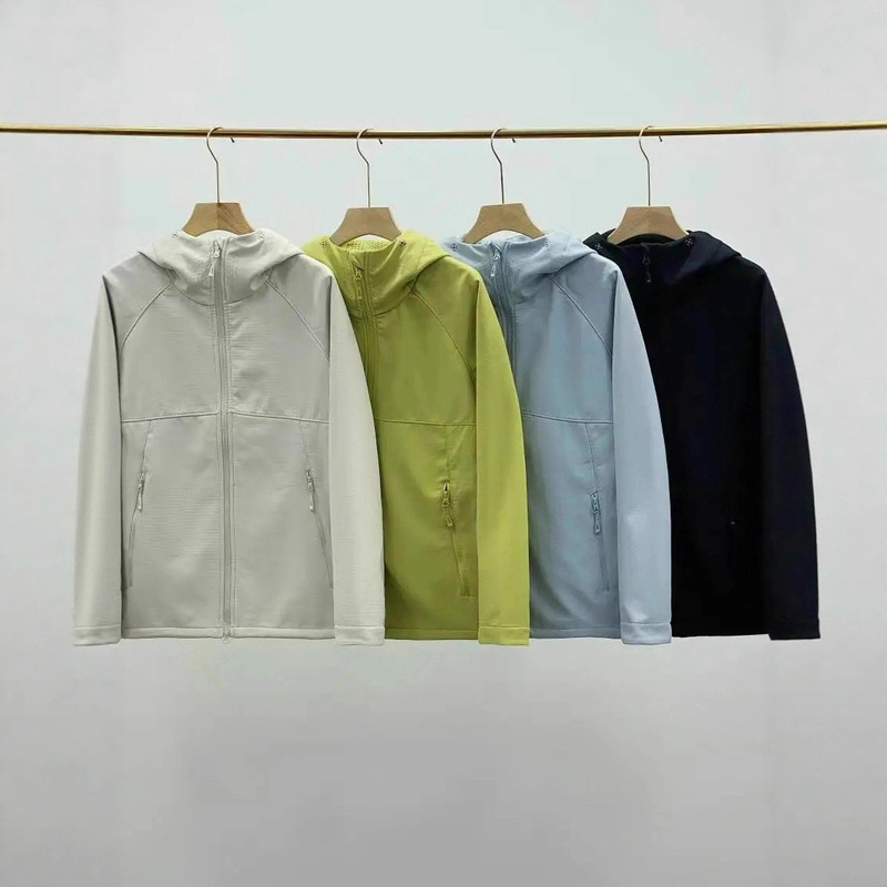 Autumn Men's Outdoor Simple Stand-Up Collar Warm and Comfortable Versatile Loose Hooded Casual Soft Shell Long-Sleeved Jacket